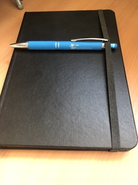 Notitieboekje met pen